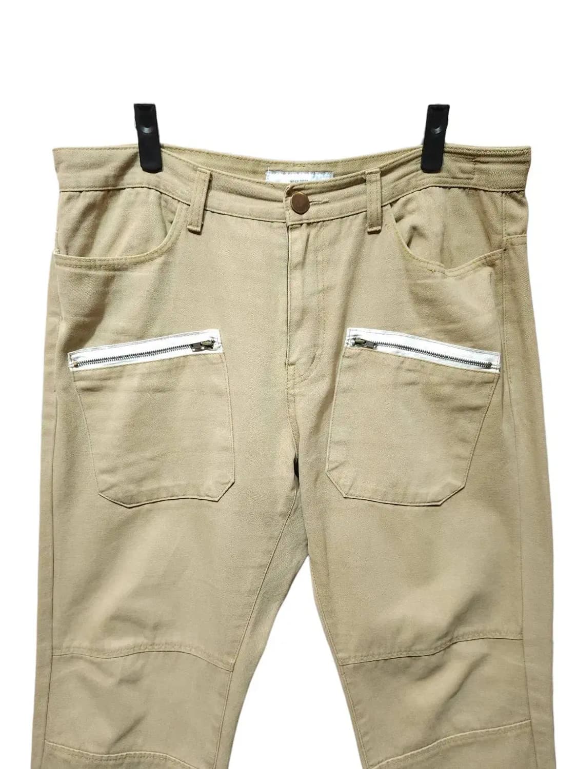 XL/ 콰이어티스트 빈티지 워싱 퍼티그 팬츠 베이지 /1031 상품이미지2