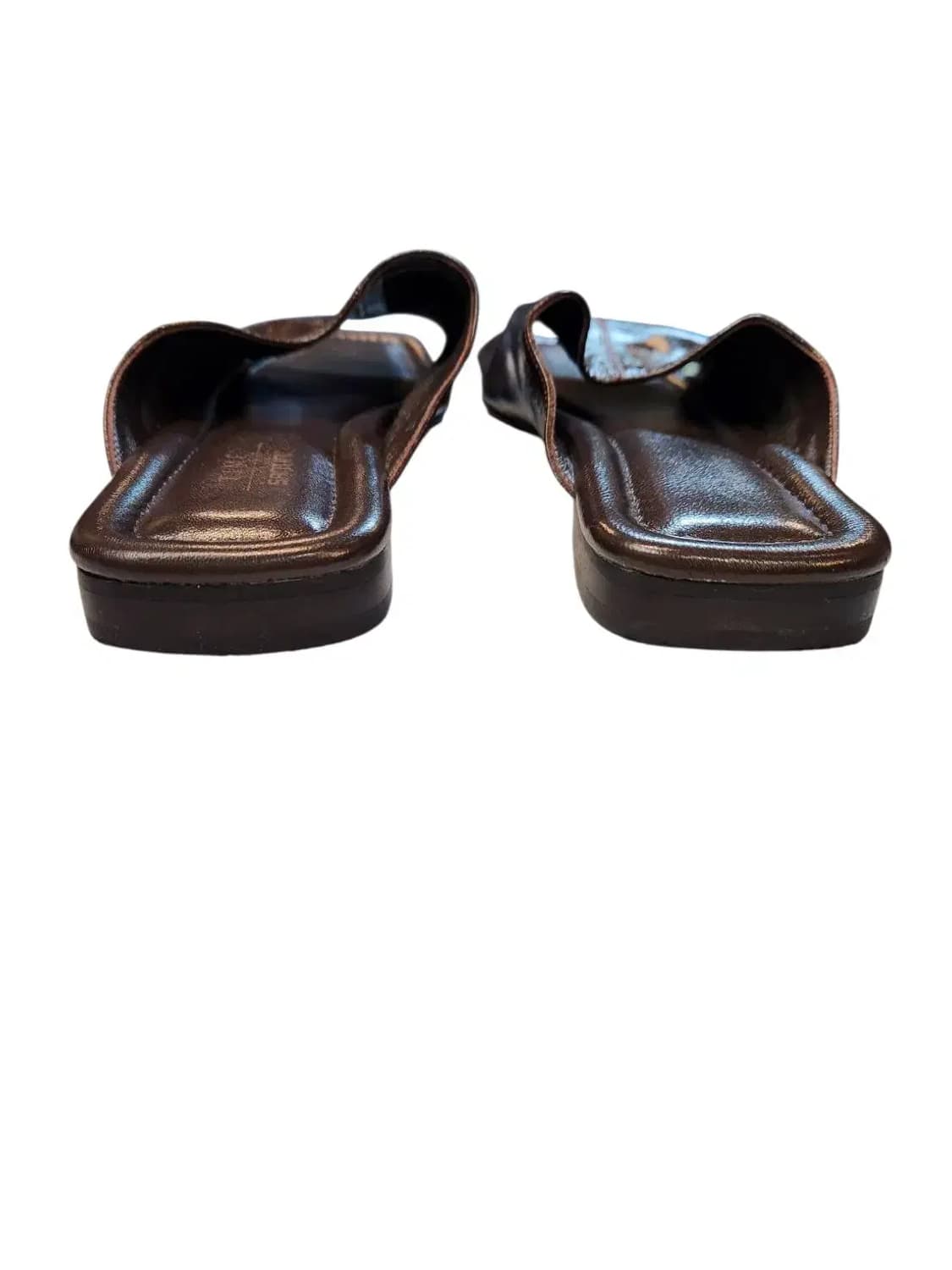 240/ 한섬 타임 마시모산티니 가죽 샌들 슬리퍼 /1104 상품이미지5