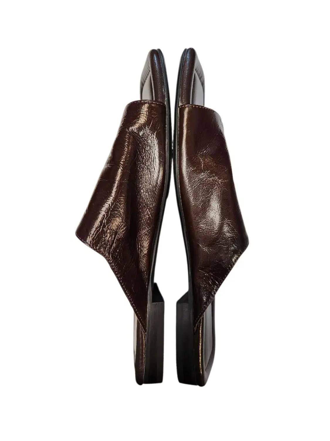 240/ 한섬 타임 마시모산티니 가죽 샌들 슬리퍼 /1104 상품이미지6