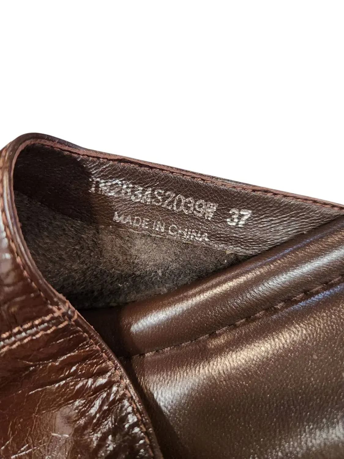 240/ 한섬 타임 마시모산티니 가죽 샌들 슬리퍼 /1104 상품이미지9