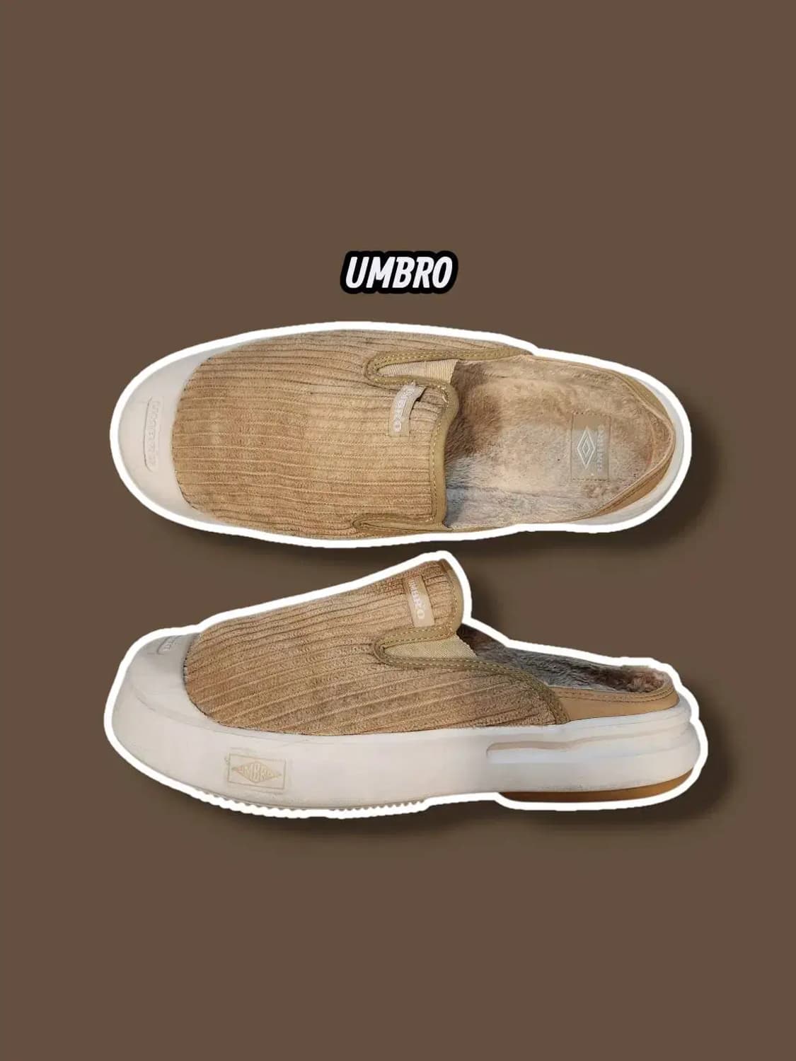 270/ 엄브로 스너그 코듀로이 뮬 스니커즈 /1104 상품이미지1