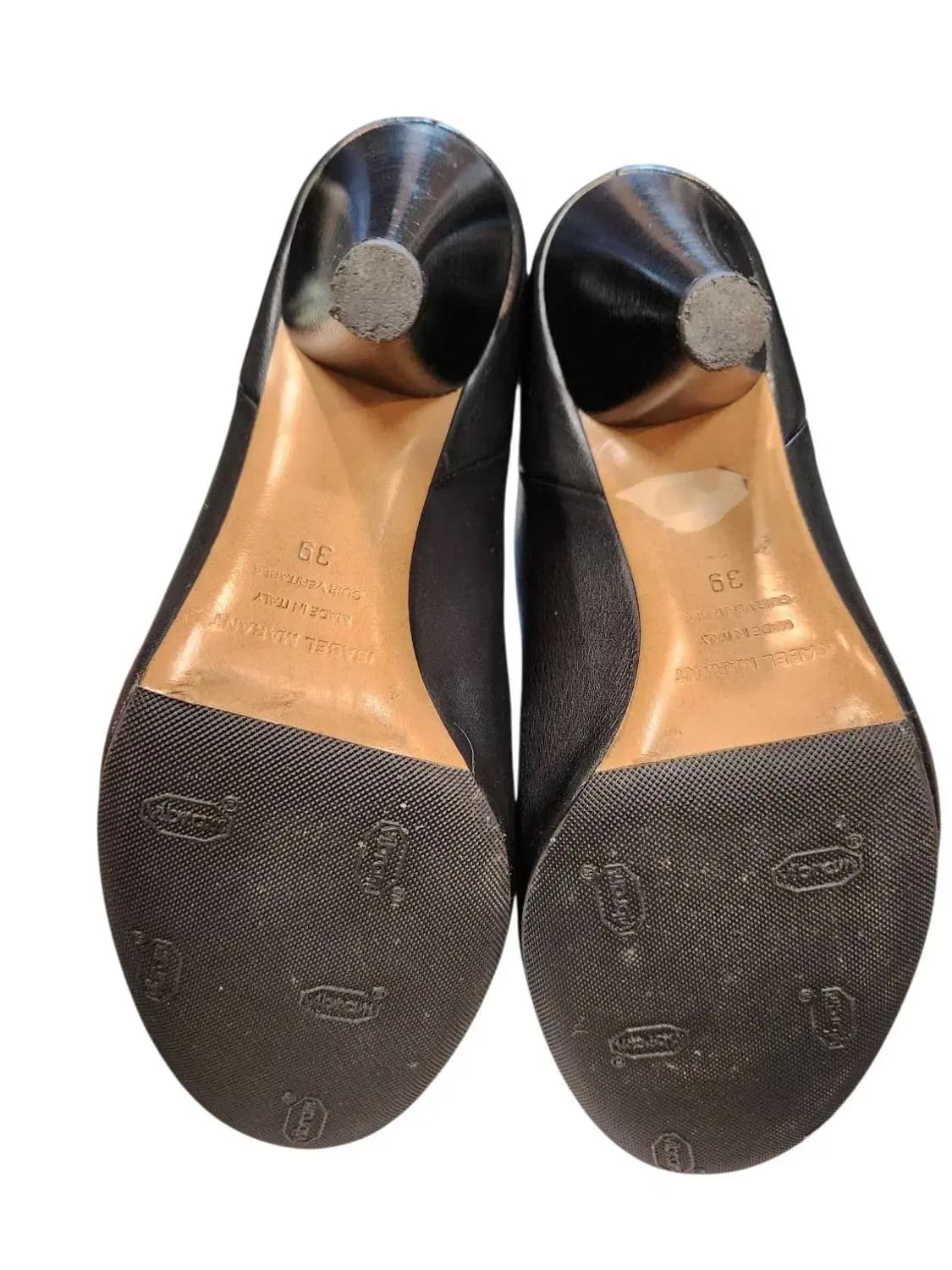 39/ 이자벨마랑 LYSTAL 레더 앵클 부츠 블랙 /1104 상품이미지8