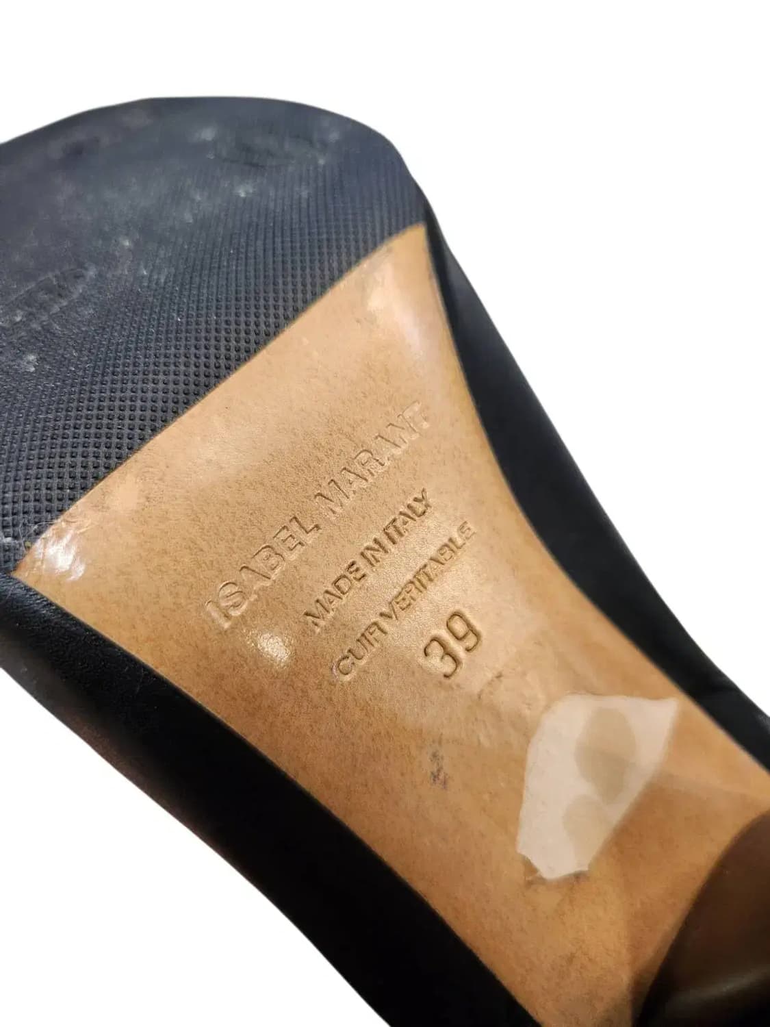 39/ 이자벨마랑 LYSTAL 레더 앵클 부츠 블랙 /1104 상품이미지9