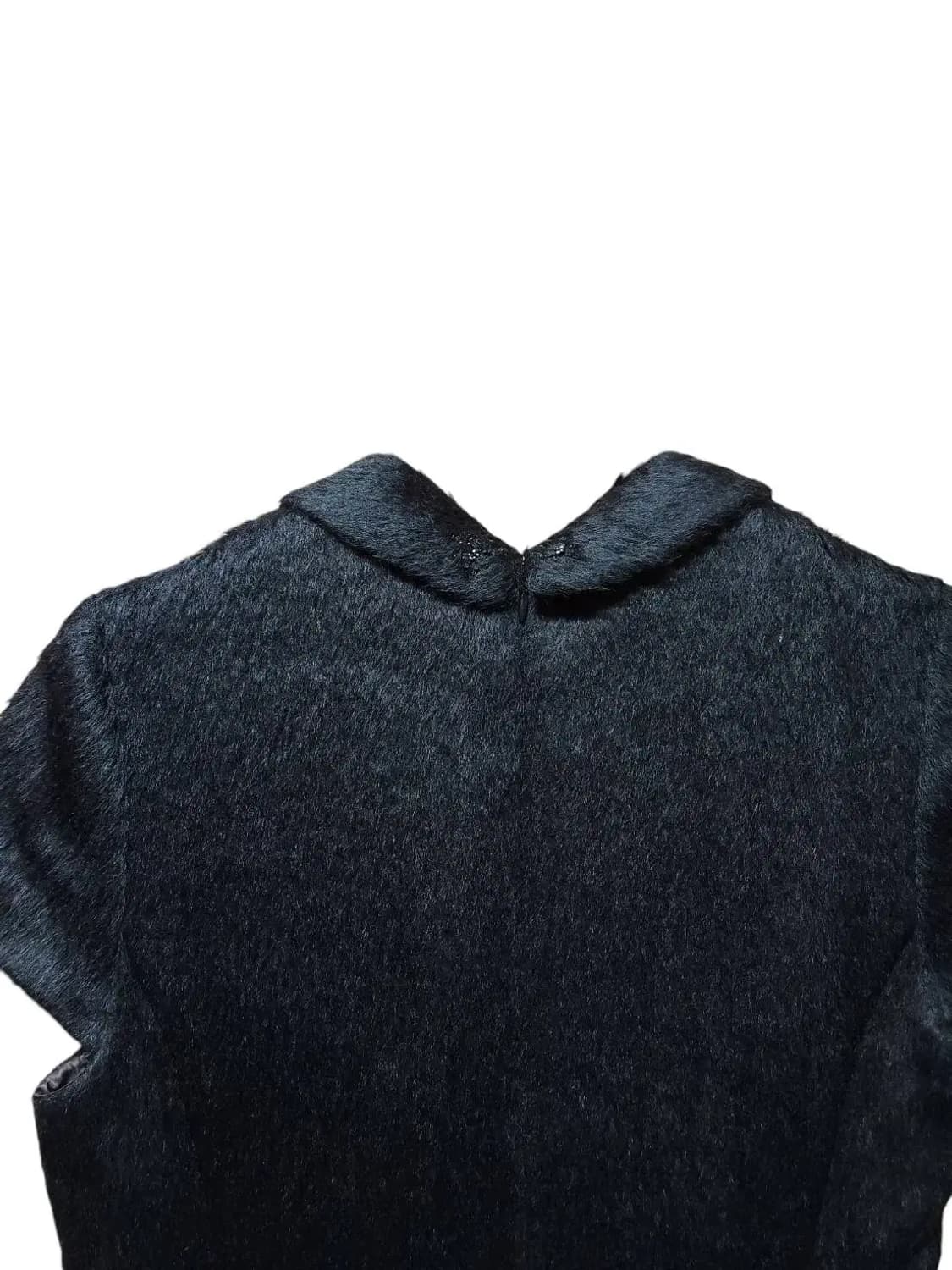 66/ 한섬 시스템 모 카라 장식 롱원피스 블랙 /1105 상품이미지8