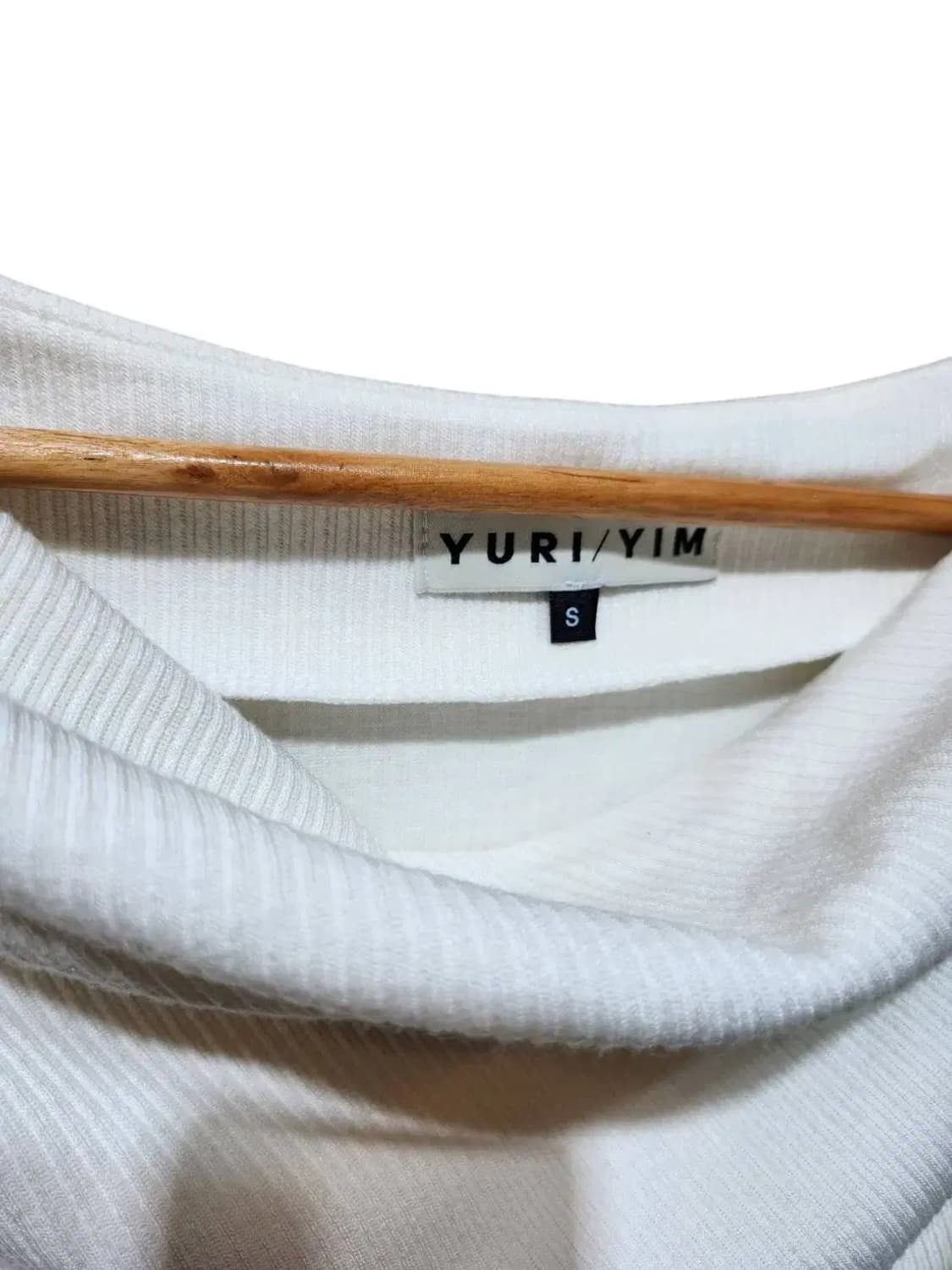 S/ 유리임  언발란스 오프숄더 티셔츠 /1105 상품이미지4