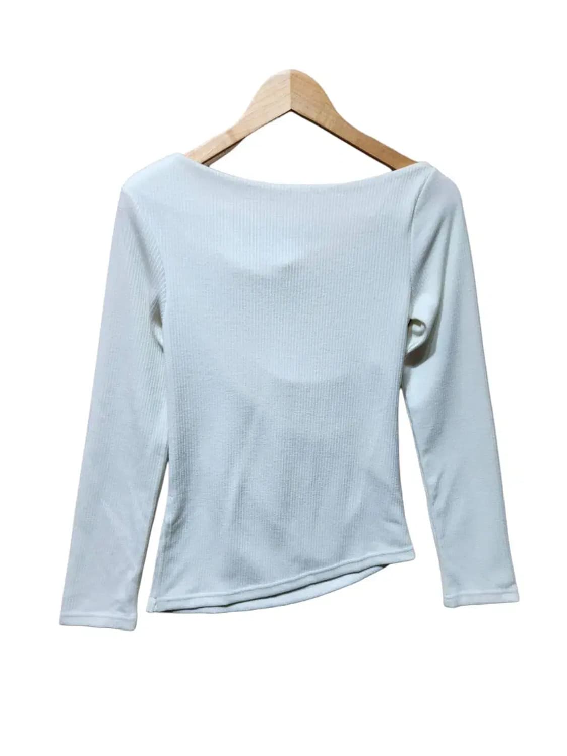 S/ 유리임  언발란스 오프숄더 티셔츠 /1105 상품이미지6