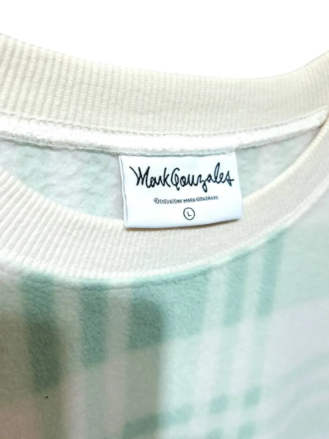 L/ 마크곤잘레스 플리스 체크 기모 맨투맨 /1105 상품이미지4