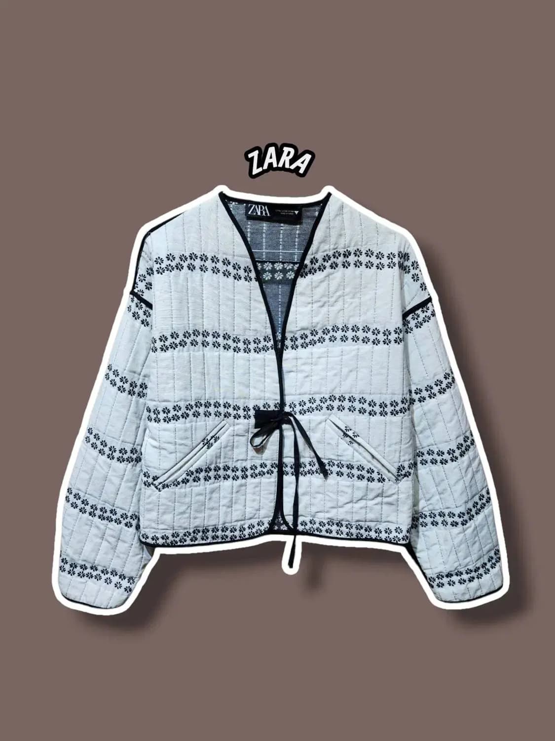 XS/ 자라 자카드 자켓 /1105 상품이미지1