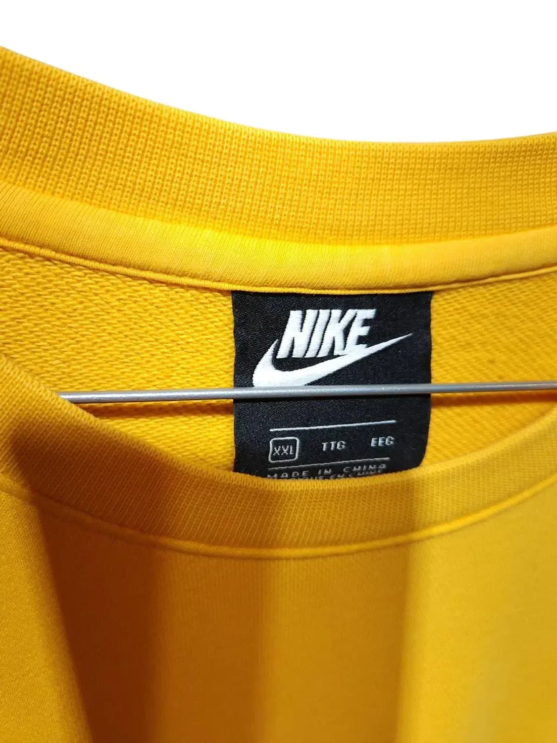 XXL/ 나이키 빅사이즈 맨투맨 옐로우 /1106 상품이미지4