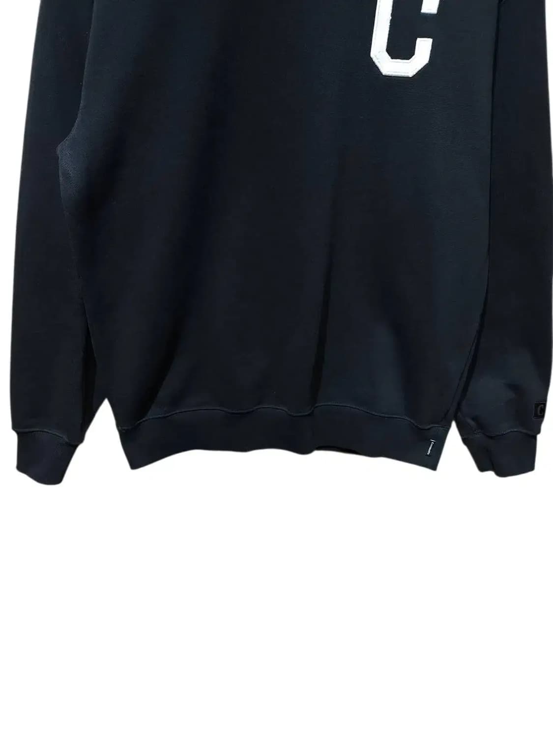 M/ 커버낫 가슴로고 맨투맨 블랙 /1106 상품이미지3