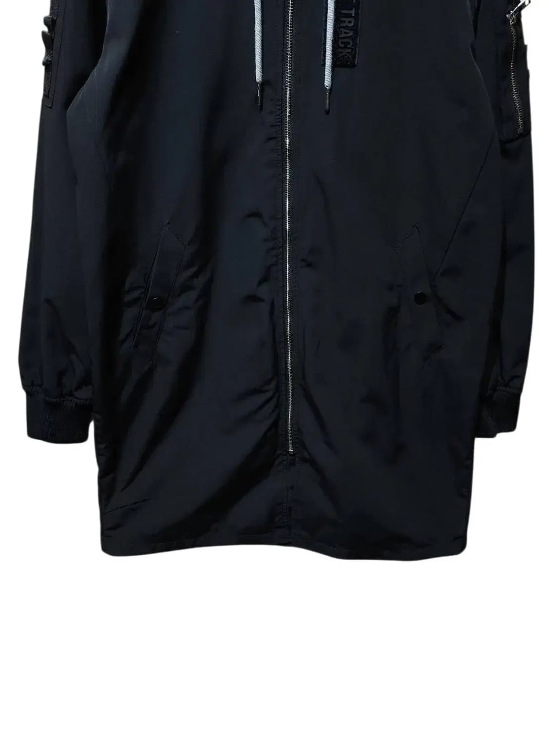 100/ 프랭크스톤 후드 야상 자켓 블랙 /1106 상품이미지3