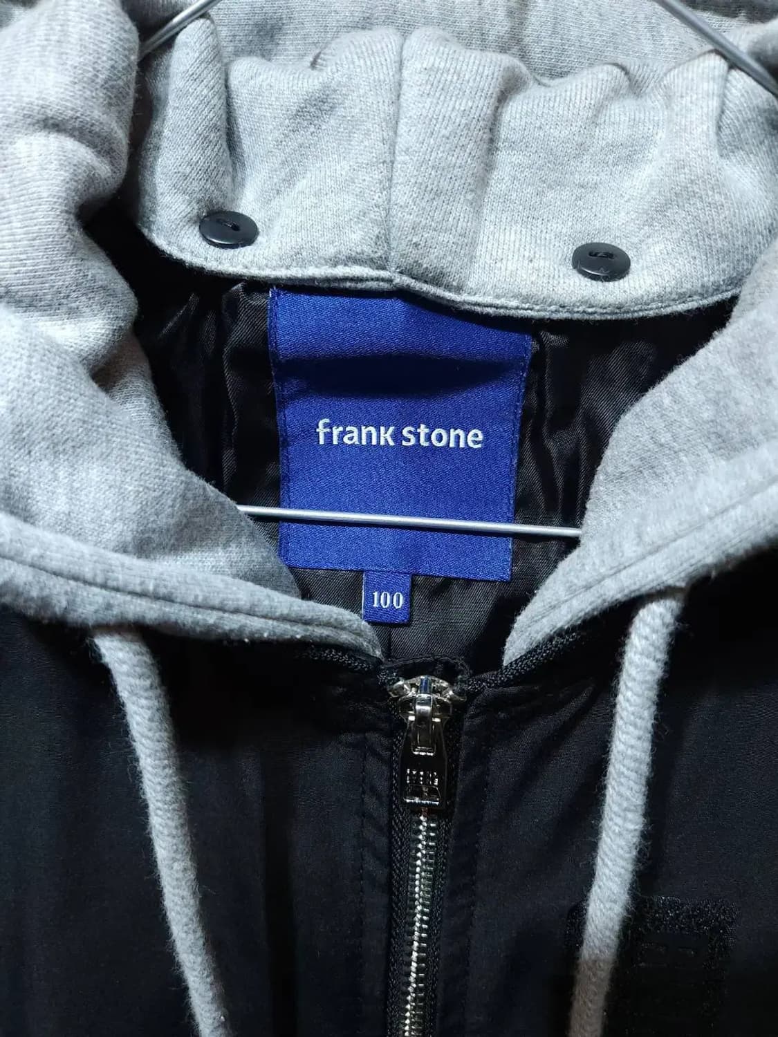 100/ 프랭크스톤 후드 야상 자켓 블랙 /1106 상품이미지4