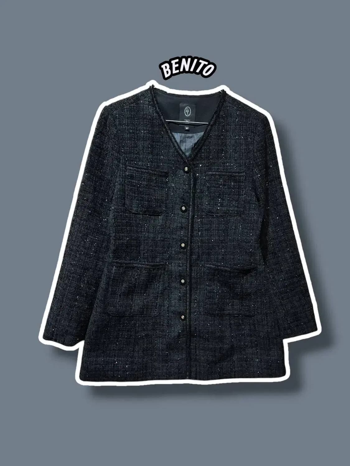 M/ BENITO 베니토 글로시 트위드 원피스 기장수선 /1106 상품이미지1