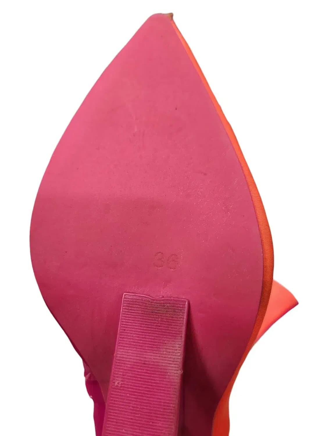 230/ 제프리캠벨 투명굽 투톤 배색 부츠힐 /1110 상품이미지10