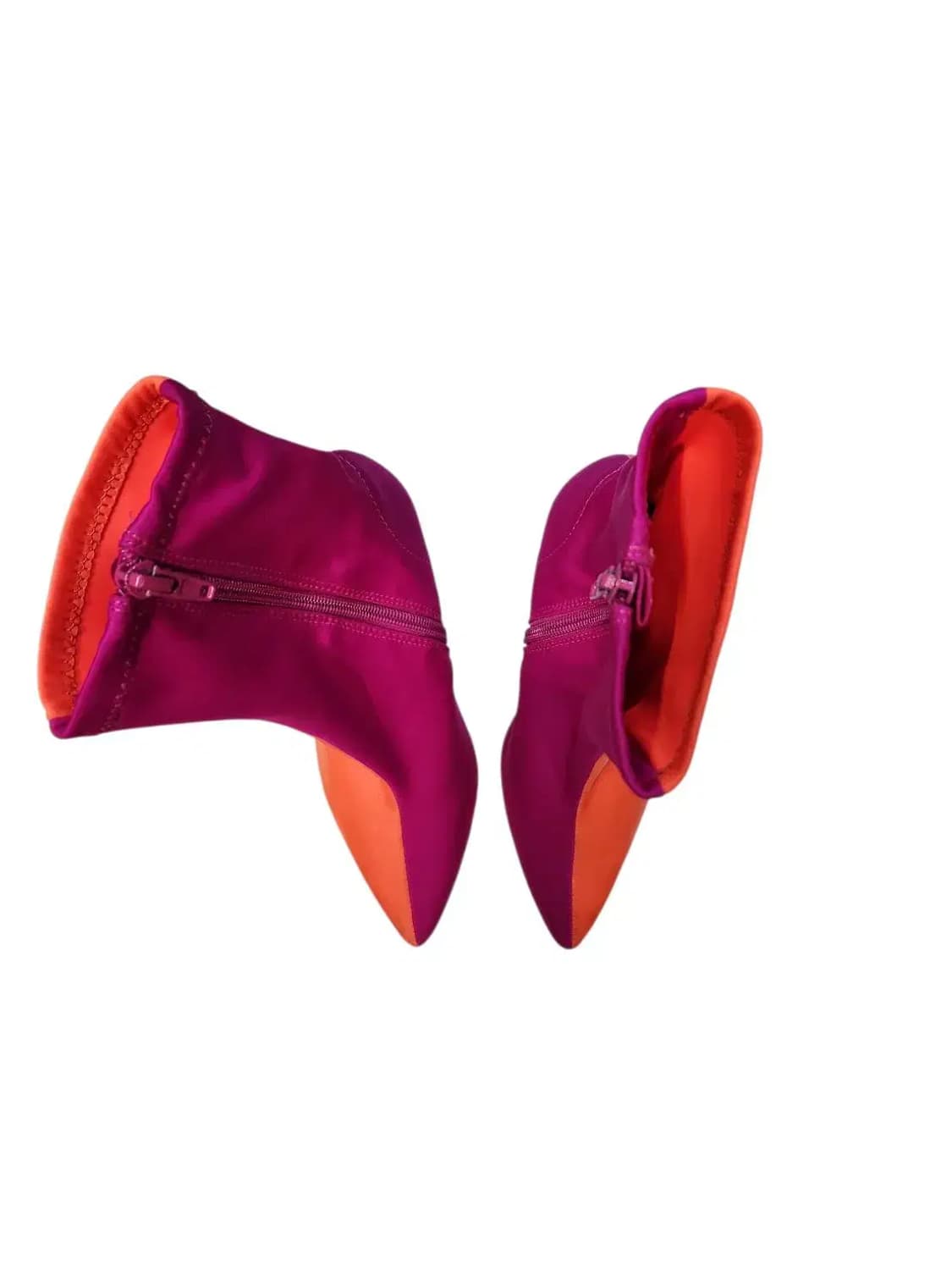 230/ 제프리캠벨 투명굽 투톤 배색 부츠힐 /1110 상품이미지3