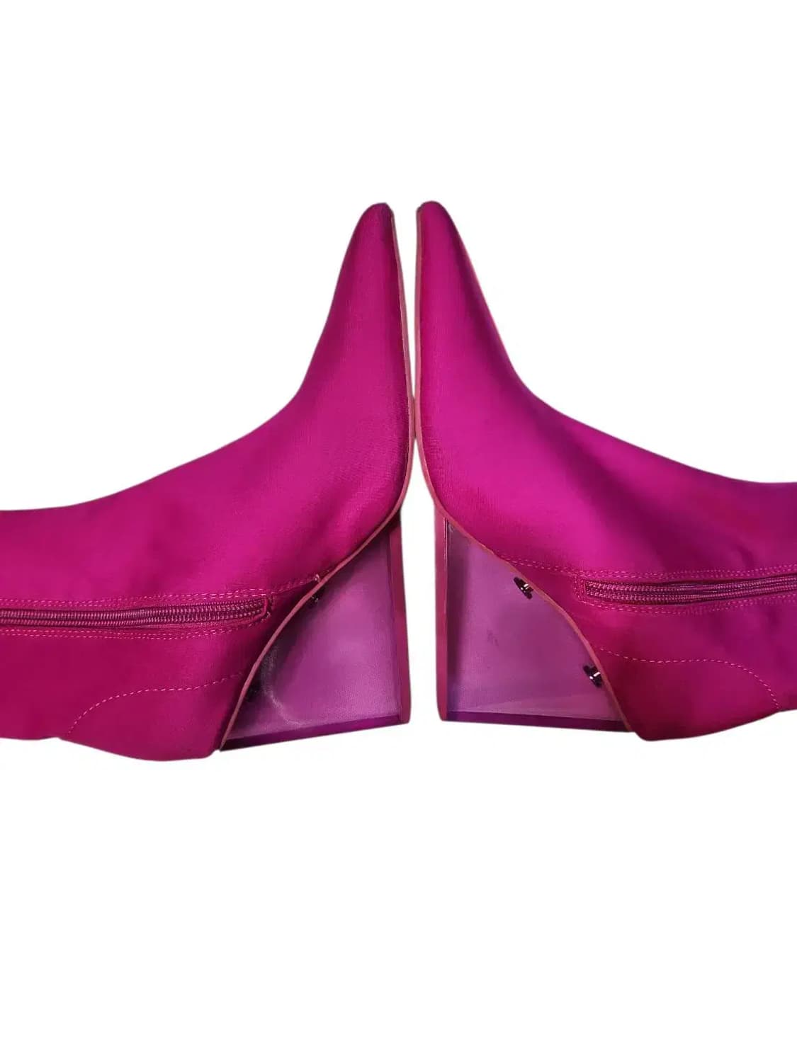 230/ 제프리캠벨 투명굽 투톤 배색 부츠힐 /1110 상품이미지6