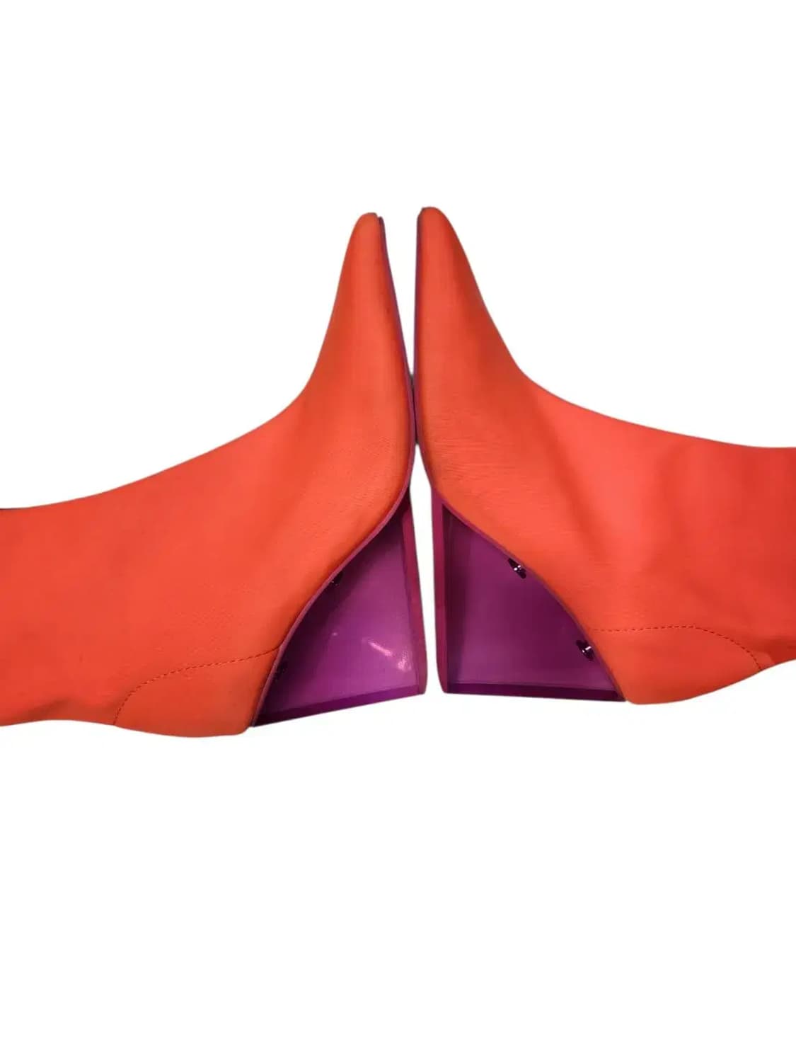 230/ 제프리캠벨 투명굽 투톤 배색 부츠힐 /1110 상품이미지7