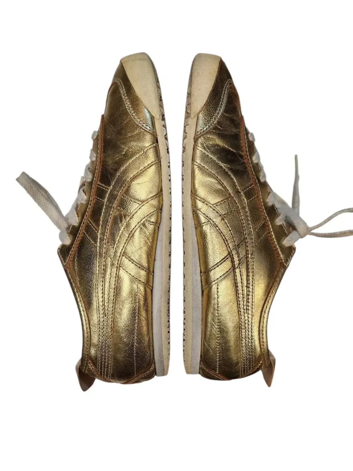 250/ 오니츠카타이거 멕시코66 스니커즈 골드 /1112 상품이미지7