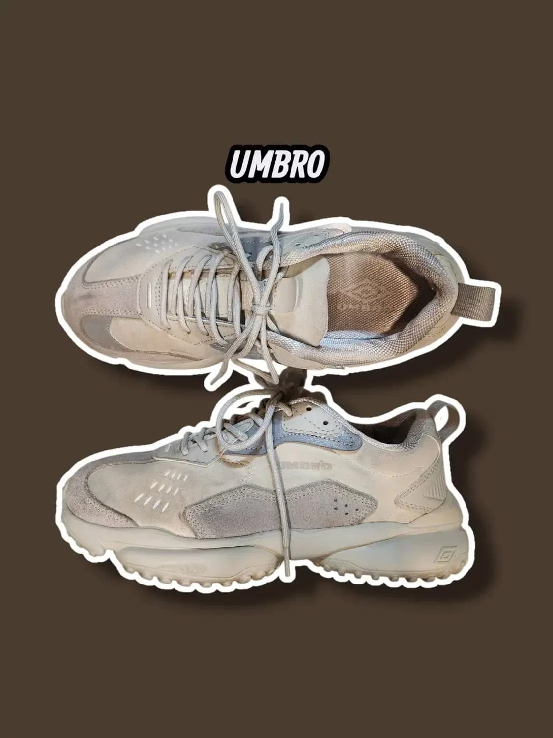 250/ 엄브로 스티뉴 레이스 스니커즈 베이지 /1112 상품이미지1