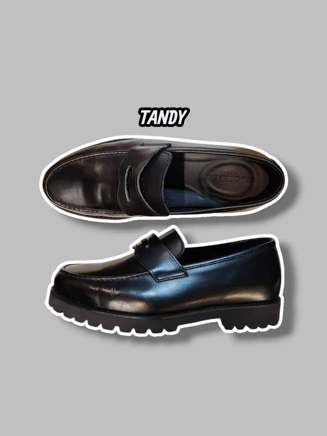 255/ 미셸 by 탠디 남성 경량 페니 로퍼 블랙 /1112 상품이미지1