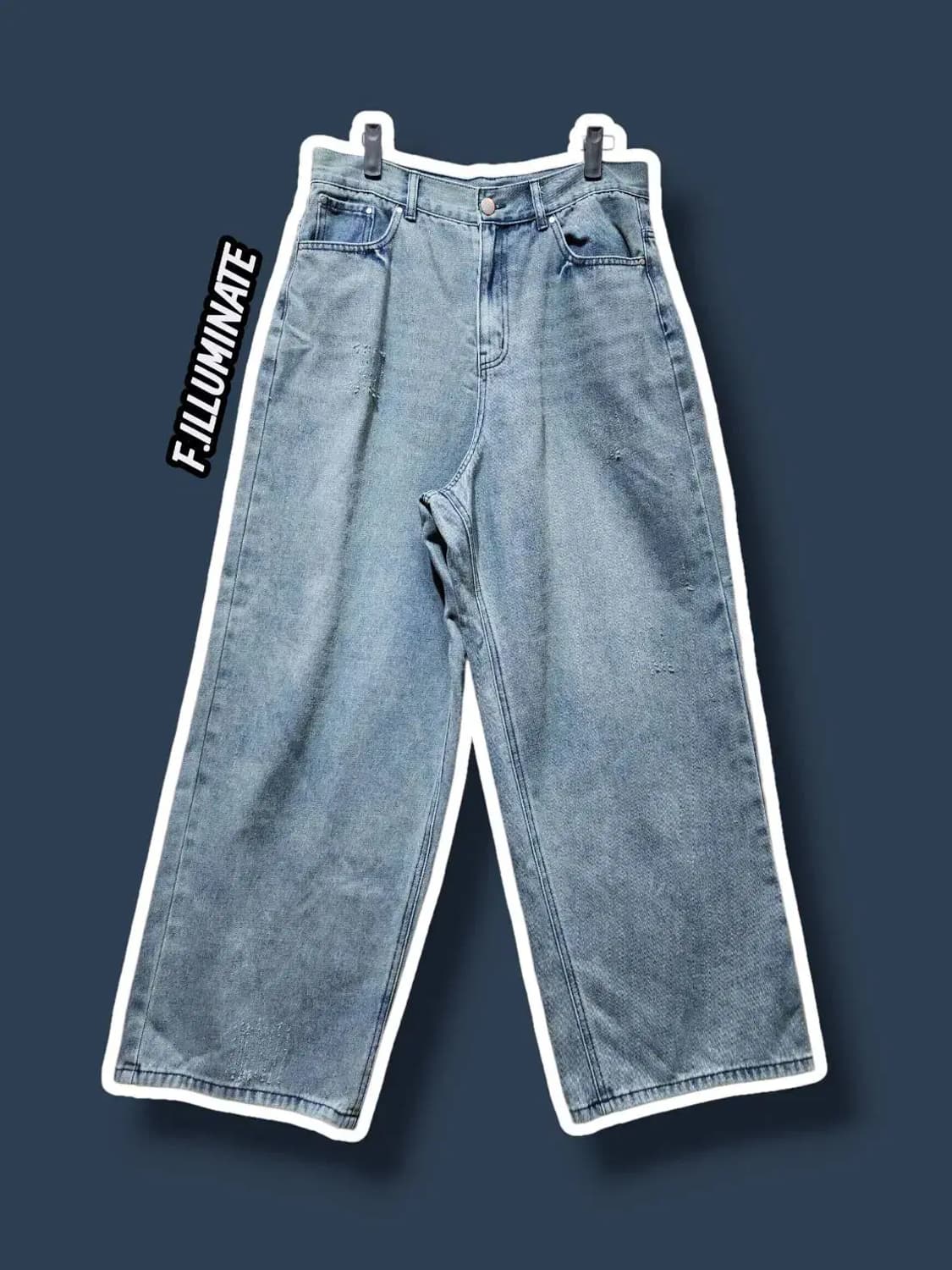 M/ 필루미네이트 데미지 워시드 데님 팬츠 /1114 상품이미지1