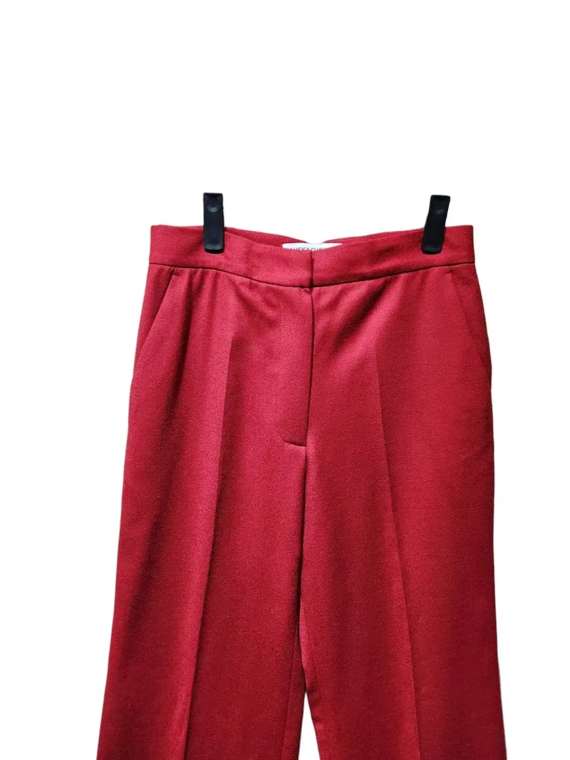 36/ 럭키슈에뜨 울 슬랙스 레드 /1114 상품이미지2