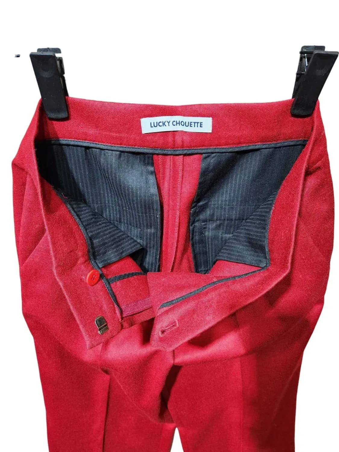 36/ 럭키슈에뜨 울 슬랙스 레드 /1114 상품이미지4