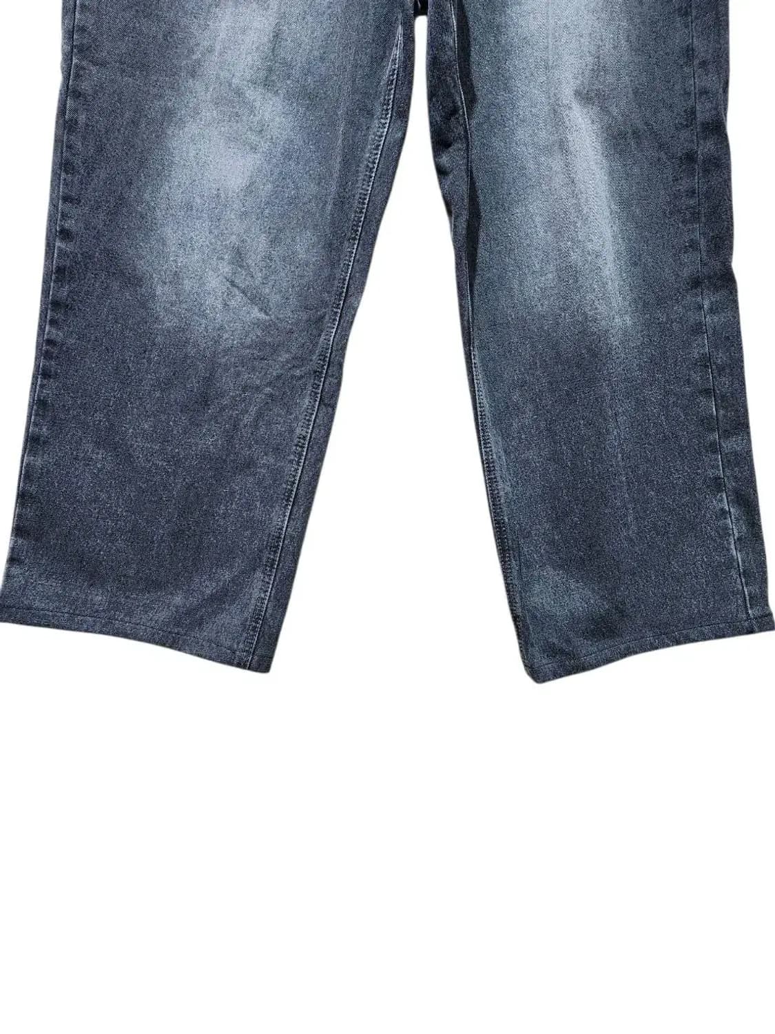 L/ EXCONTAINER 엑스컨테이너 흑청 와이드 데님 팬츠 /1117 상품이미지3