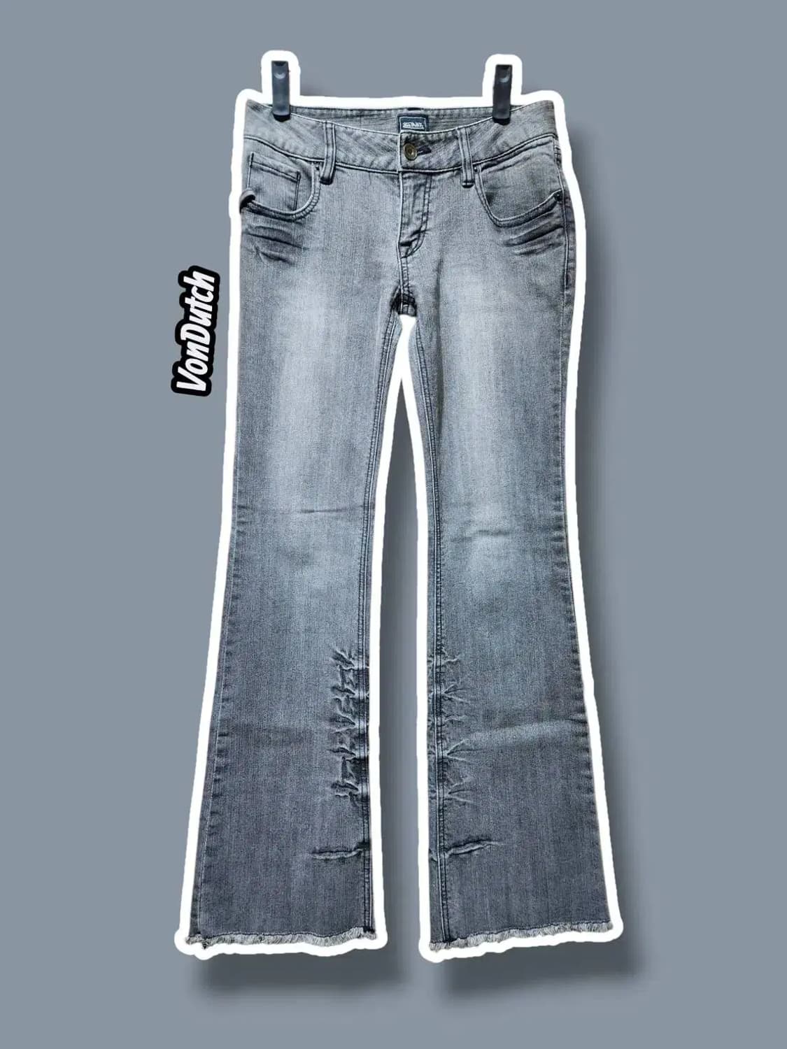 27/ VonDutch 본더치 윙자수 부츠컷 데님 팬츠 /1117 상품이미지1
