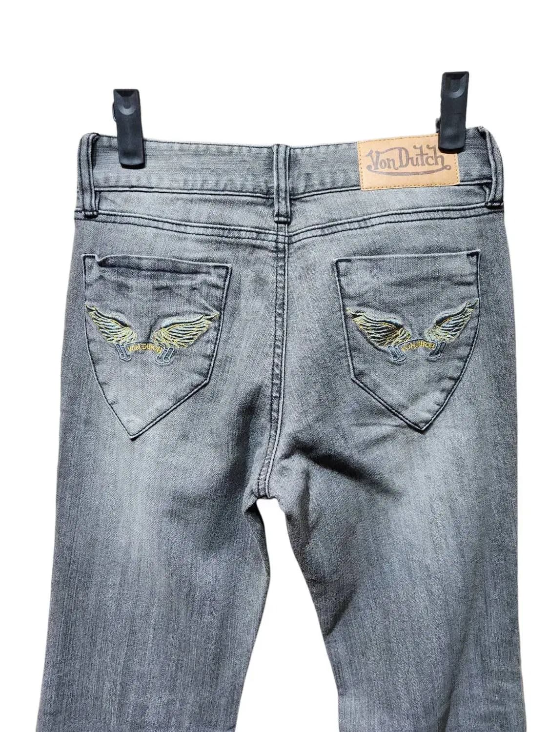 27/ VonDutch 본더치 윙자수 부츠컷 데님 팬츠 /1117 상품이미지8