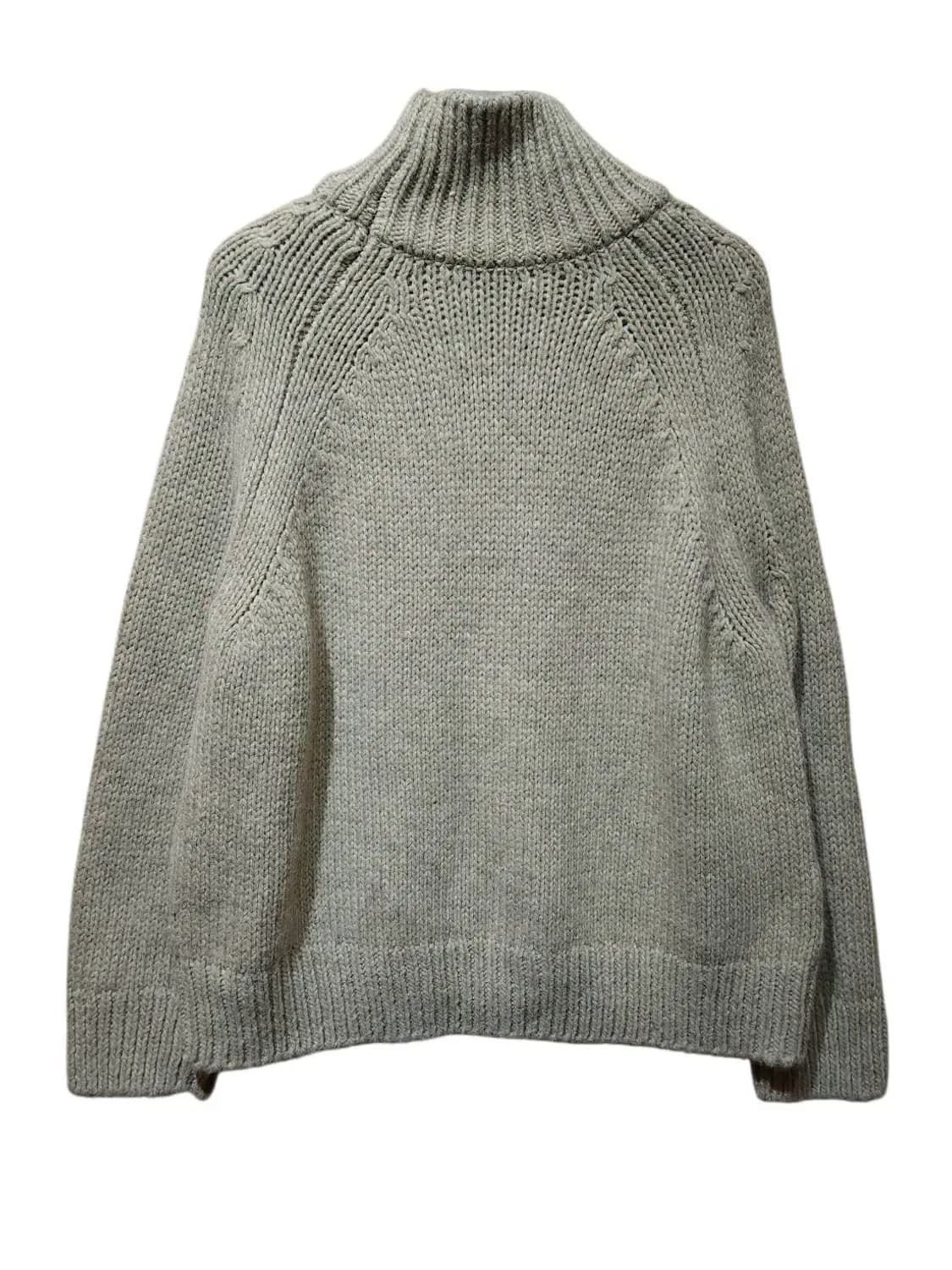 F/ BERTI 베르띠 알파카 울 혼방 폴라 니트 /1117 상품이미지5