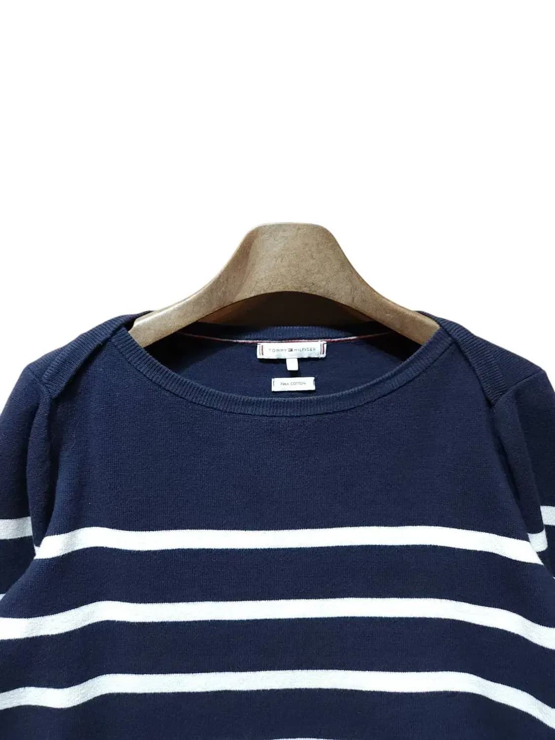 S/ 타미힐피거 보트넥 스트라이프 니트 /1117 상품이미지2