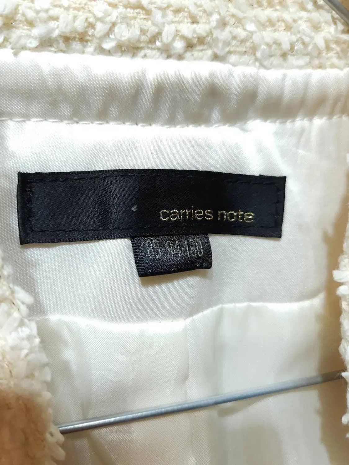 55/ carries note 캐리스노트 트위드 오픈 자켓 /1117 상품이미지4