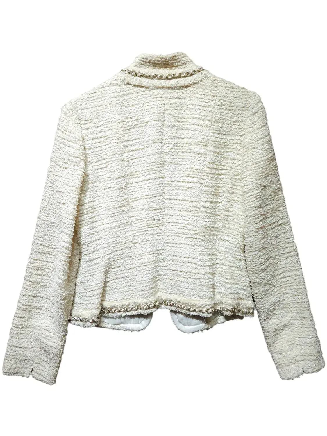 55/ carries note 캐리스노트 트위드 오픈 자켓 /1117 상품이미지6