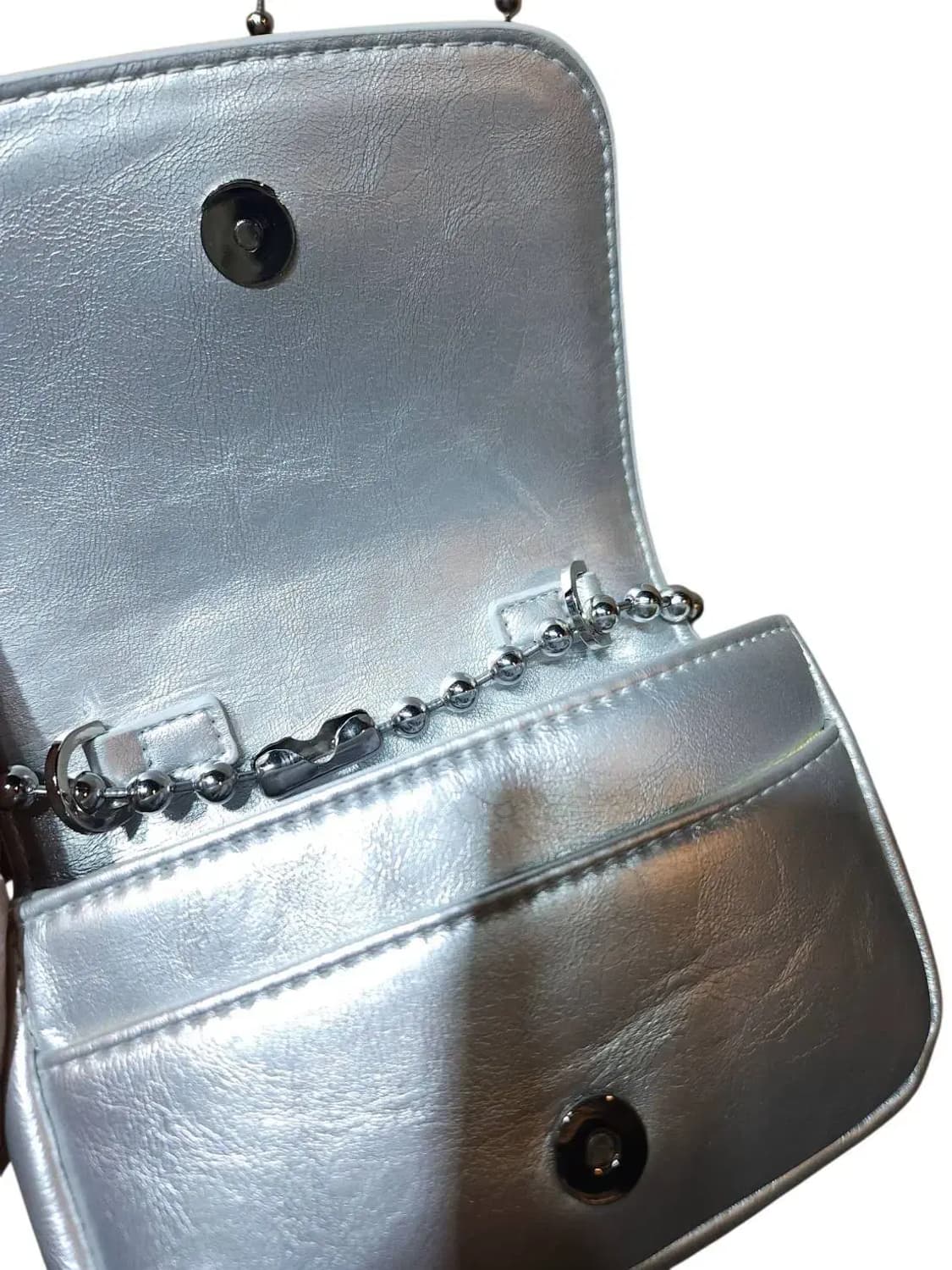 HEEARI 히어리 포피 체인 미니 크로스백 실버 /1118 상품이미지5