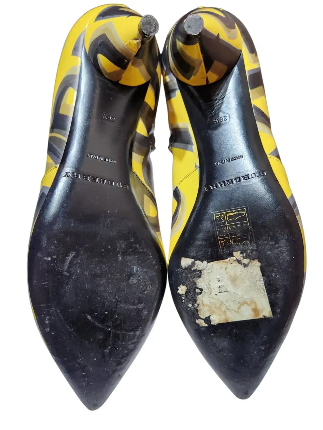 36.5/ 버버리 그래피티 앵클부츠 감정서포함 /1119 상품이미지10