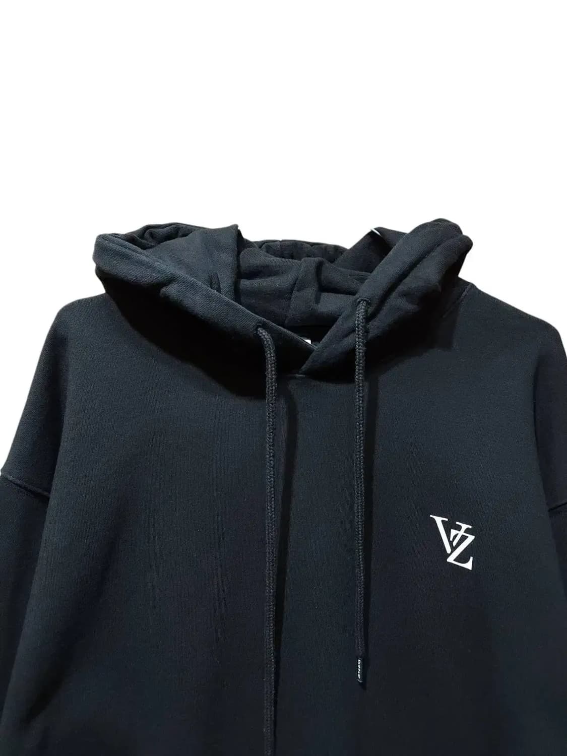 M/ VARZAR 바잘 가슴로고 후드티 블랙 /1120 상품이미지2