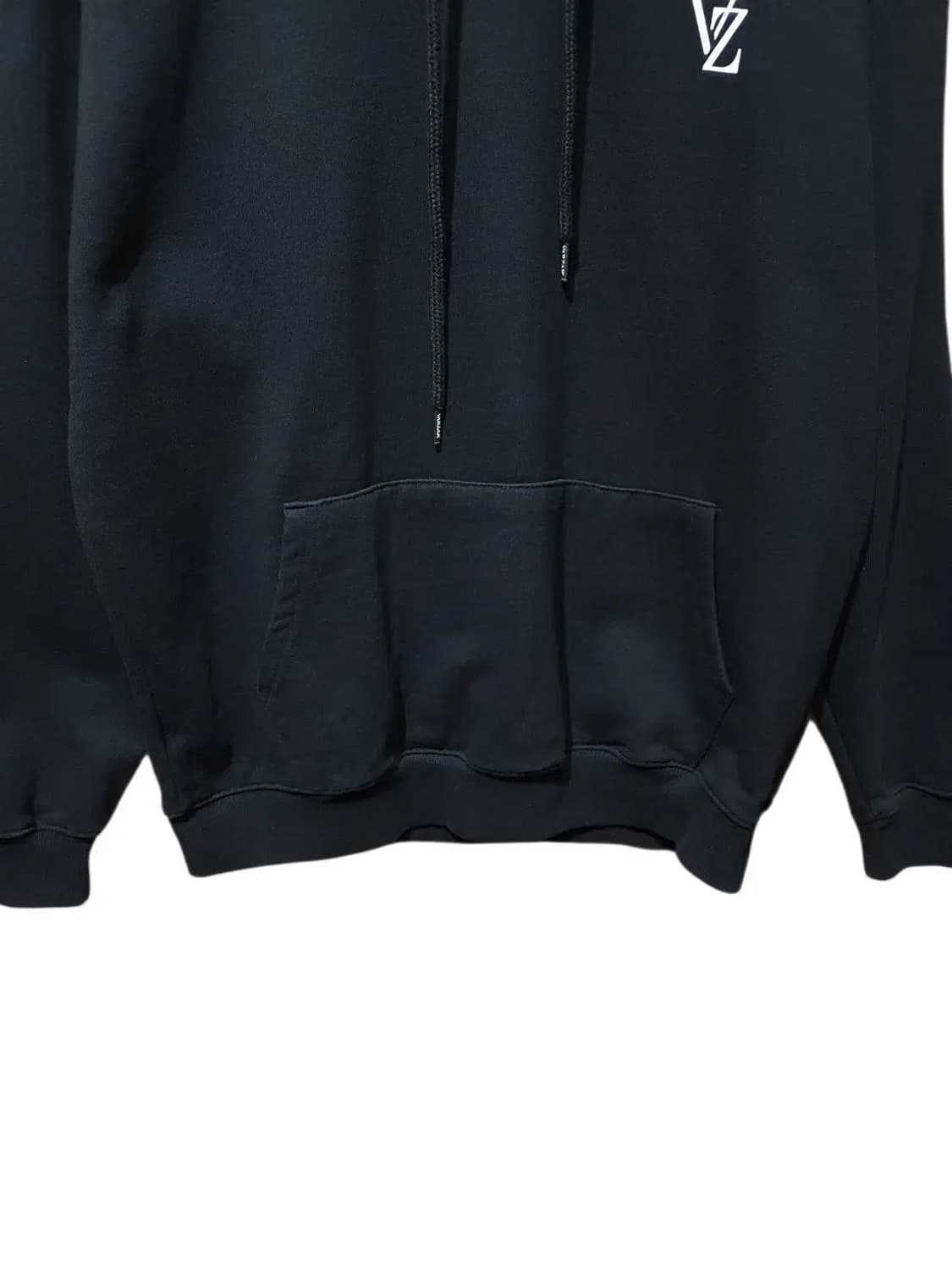 M/ VARZAR 바잘 가슴로고 후드티 블랙 /1120 상품이미지3