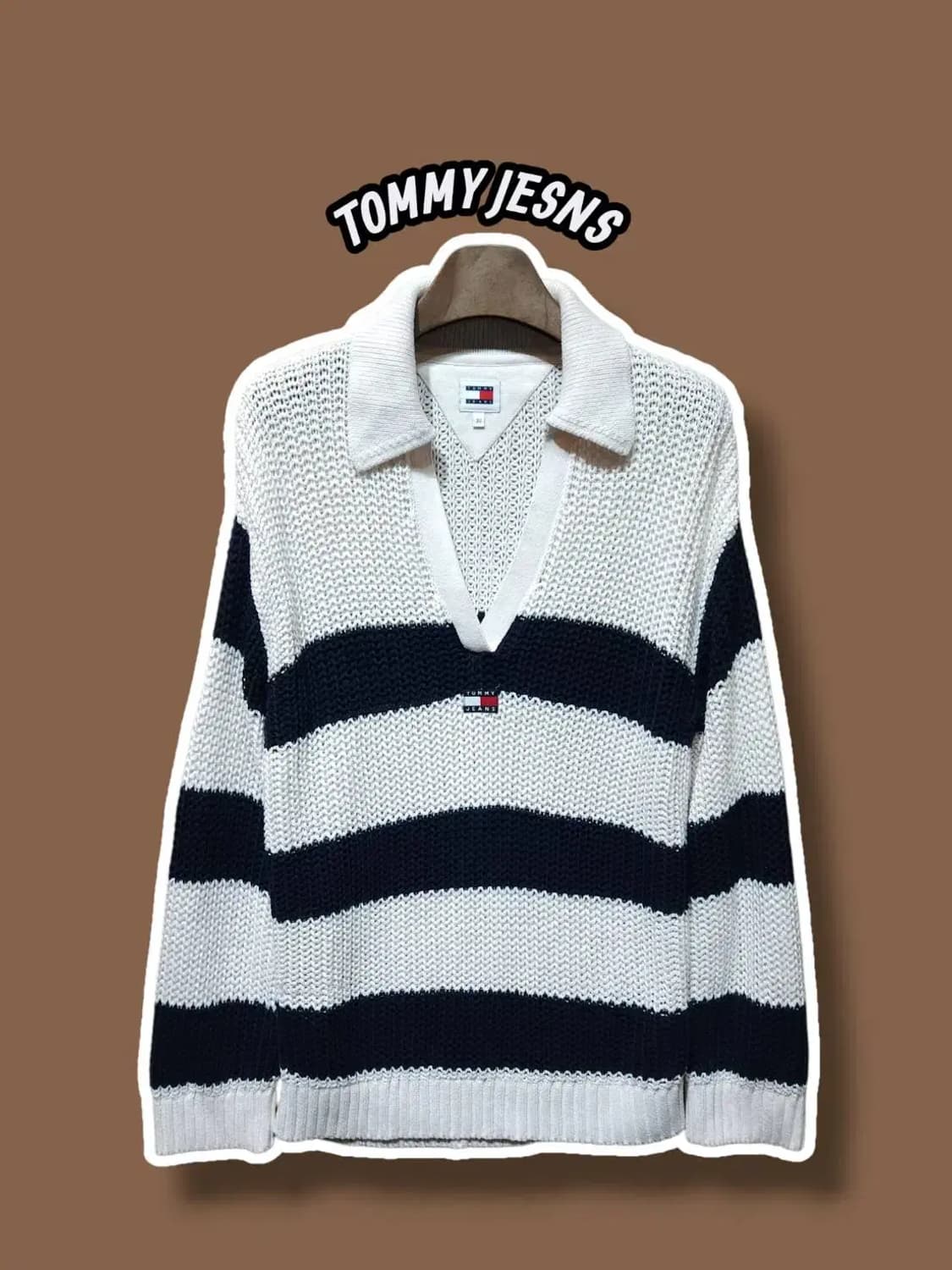 XS/ 타미진스 럭비 스웨터 /1125 상품이미지1