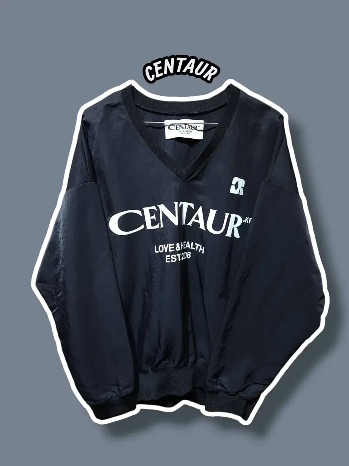 F/ 센토르 공용 나일론 브이넥 스웻셔츠 /1125 상품이미지1