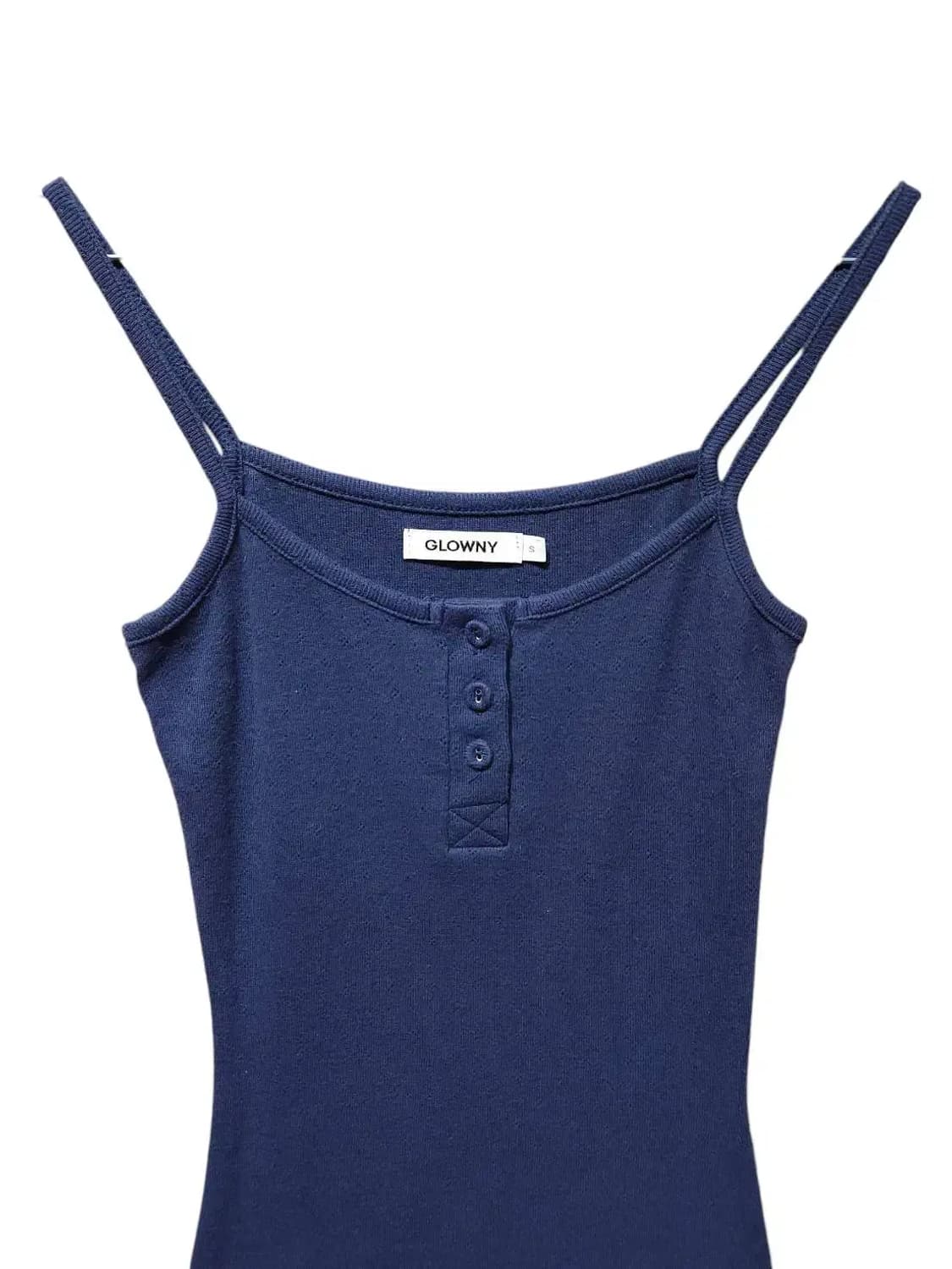 S/ GLOWNY 글로니 아일렛 나시 미니 원피스 네이비 /1125 상품이미지2