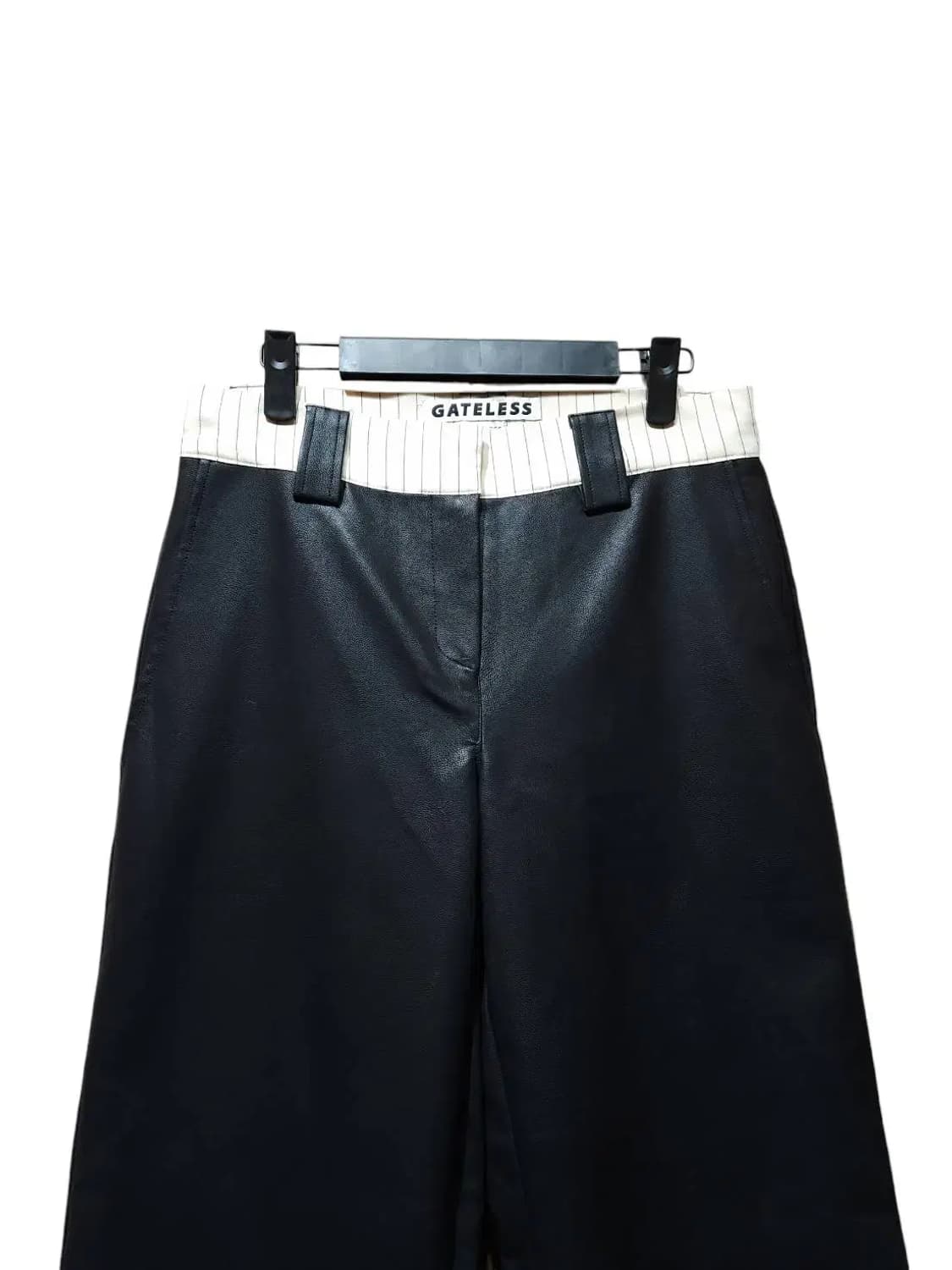 S/ 게이트리스 비건레더 팬츠 /1128 상품이미지2