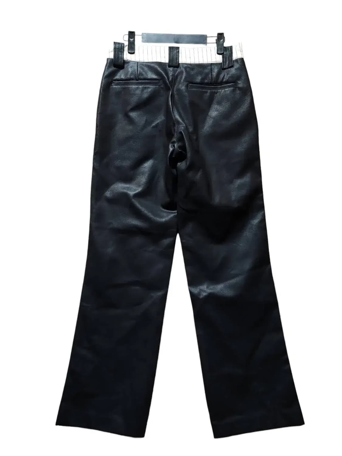 S/ 게이트리스 비건레더 팬츠 /1128 상품이미지6