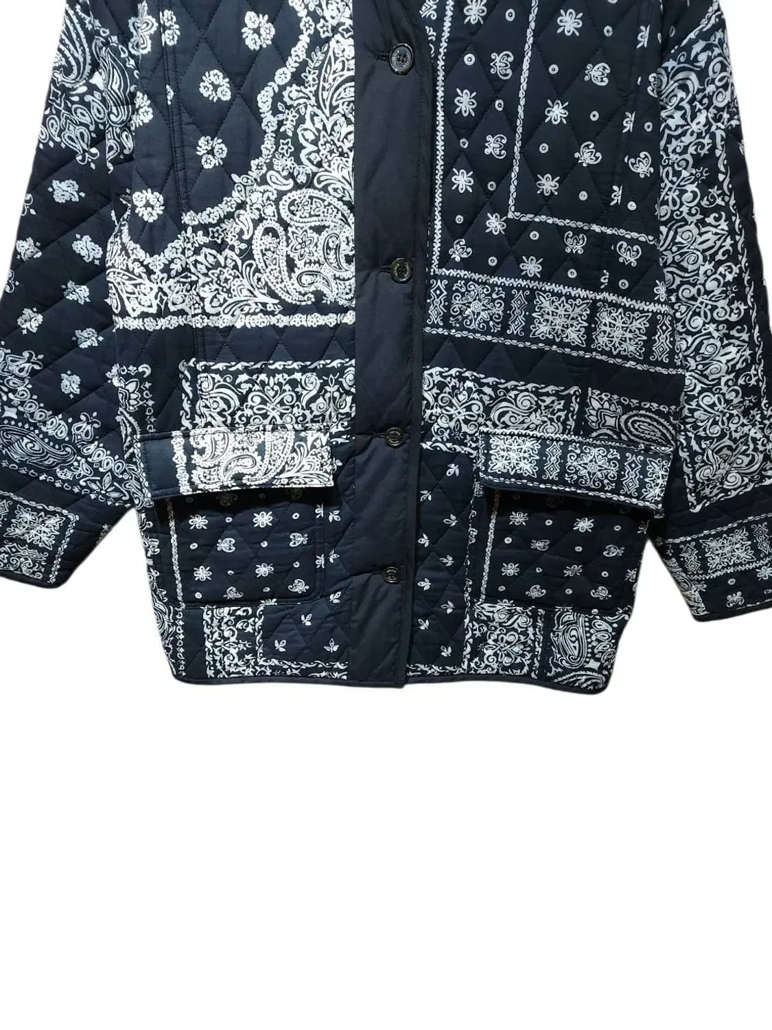 F/ VETIVER 반다나 페이즐리 패턴 퀼팅 자켓 /1201 상품이미지3