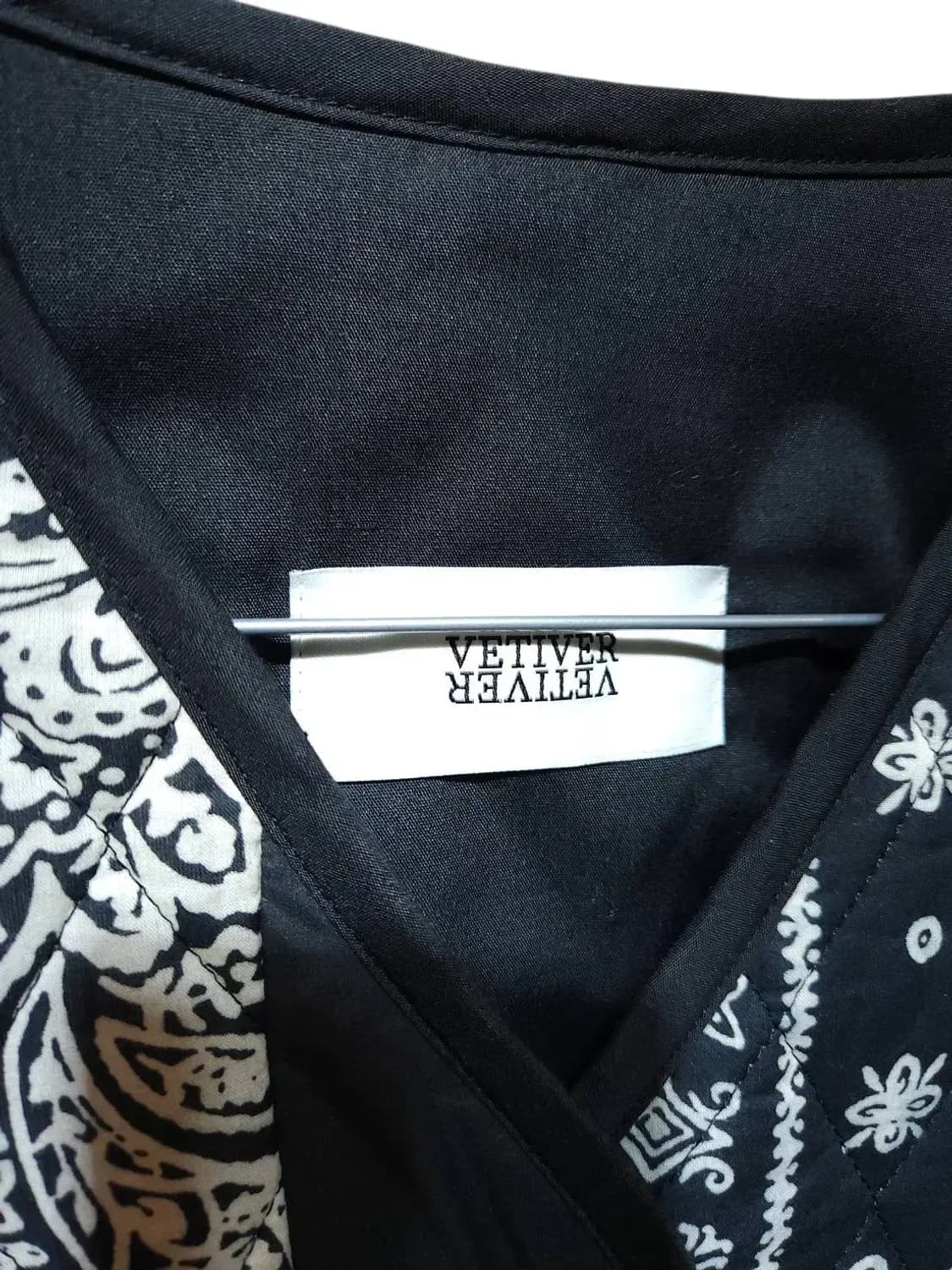 F/ VETIVER 반다나 페이즐리 패턴 퀼팅 자켓 /1201 상품이미지4