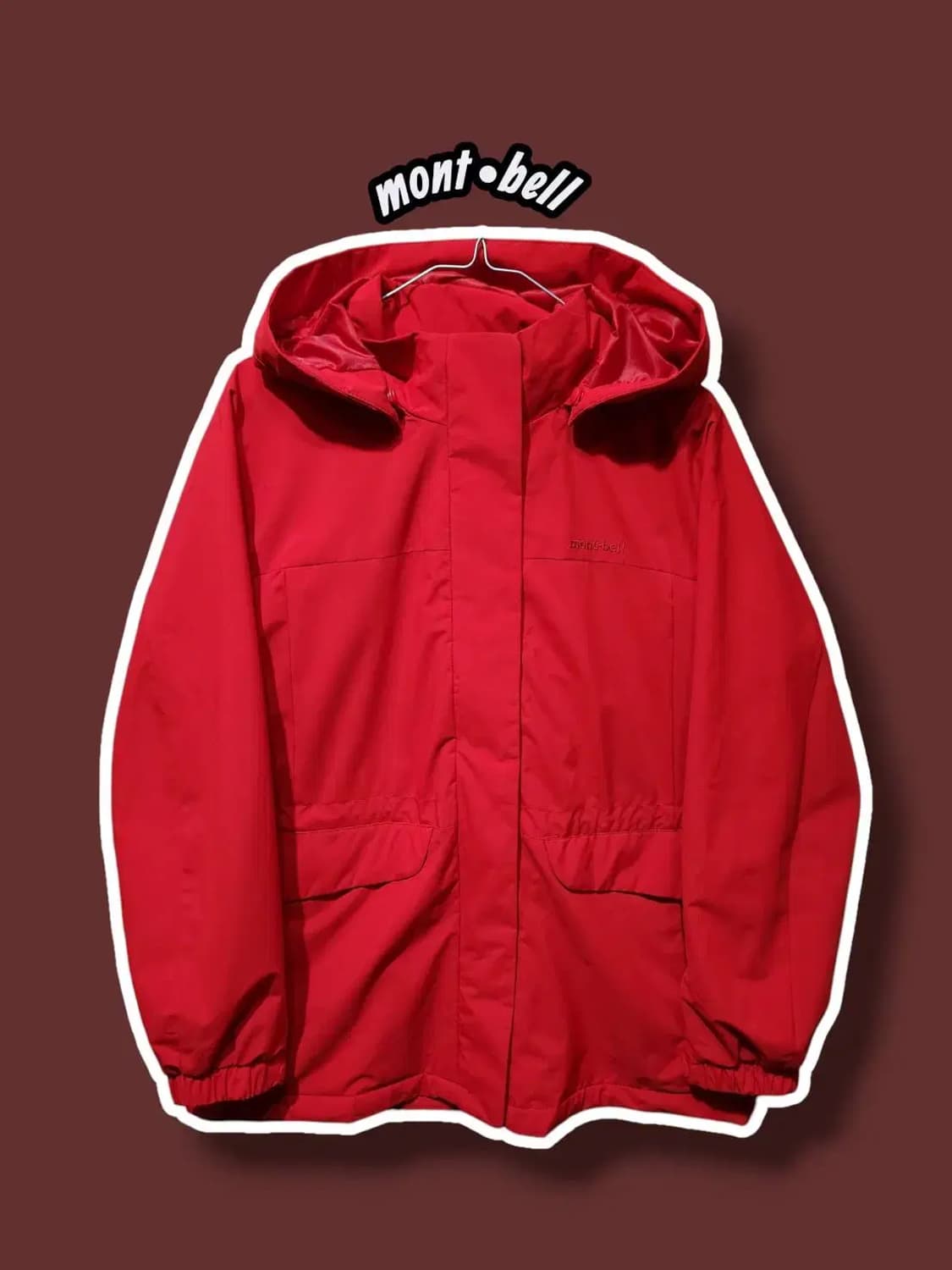 100/ 몽벨 여성 웜에디션 웨더 자켓 레드 /1201 상품이미지1