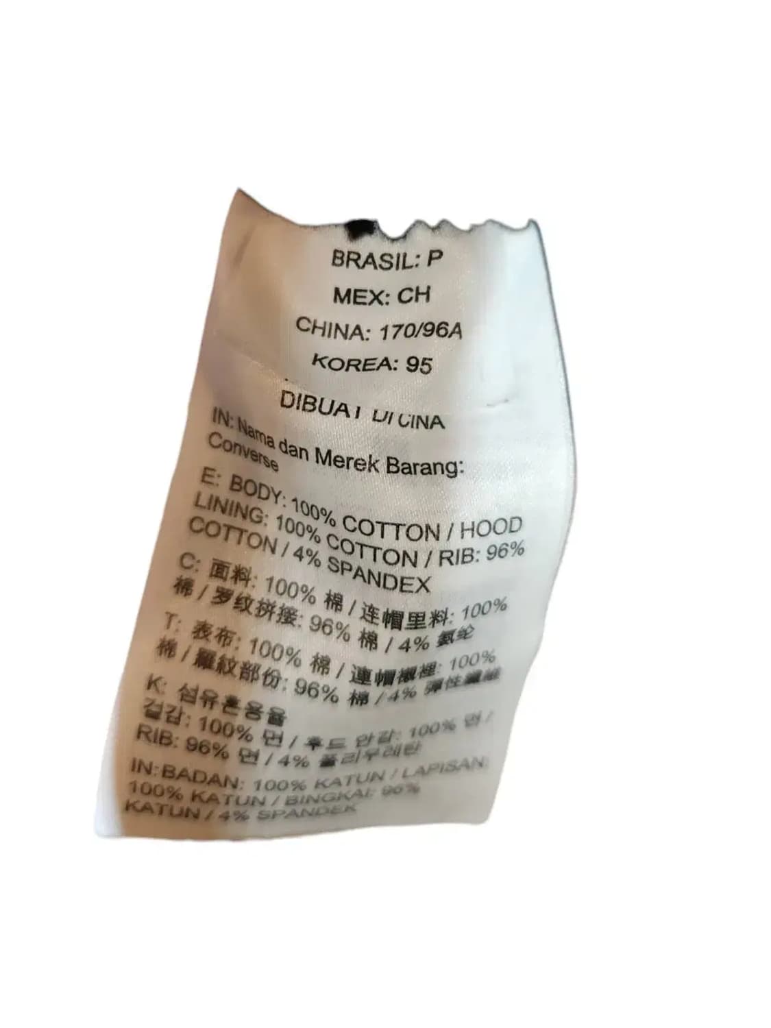 95/ 컨버스 자수로고 루즈핏 후드티 /1202 상품이미지5