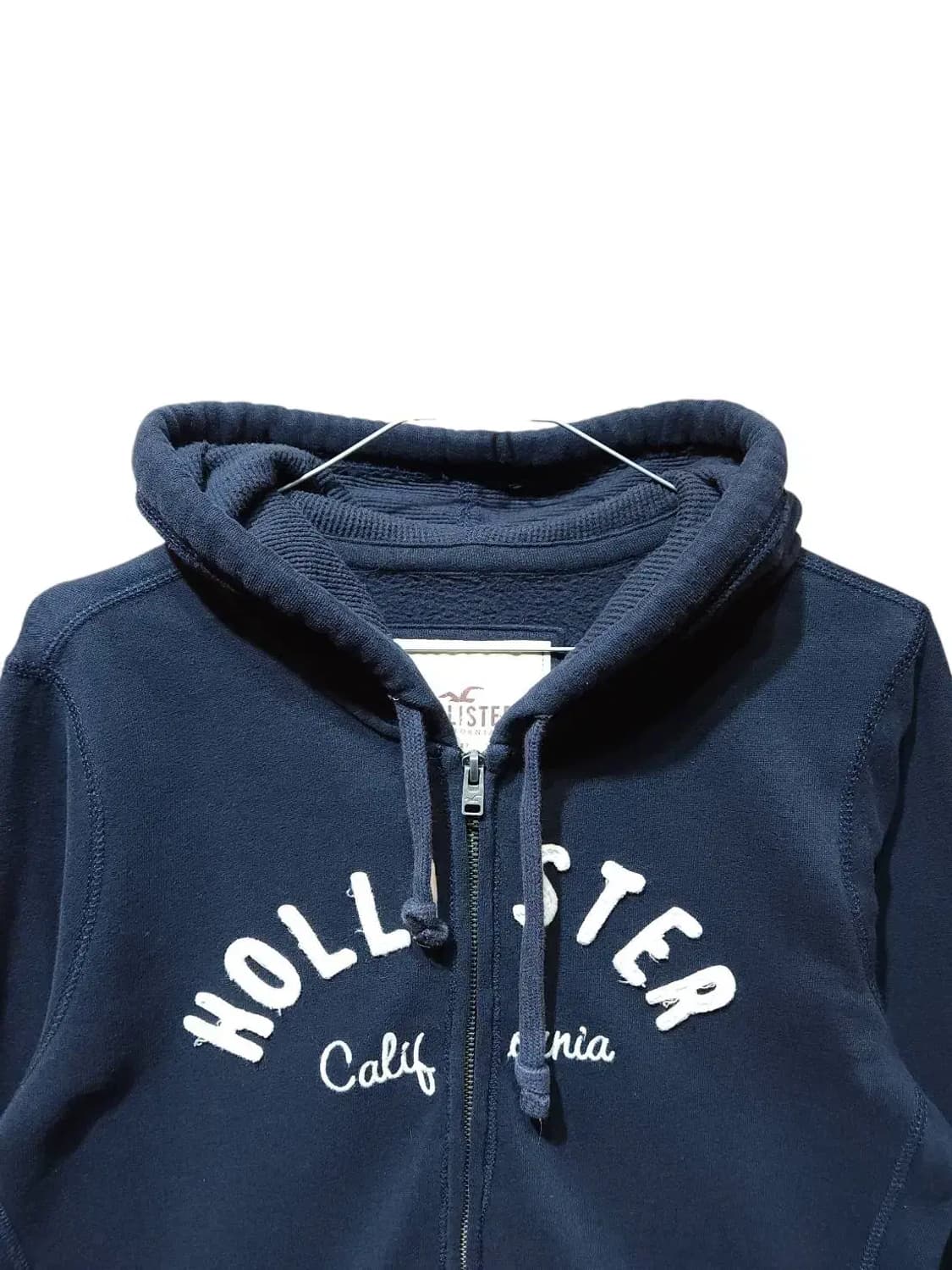 L/ 홀리스터 기모 후드집업 네이비 /1203 상품이미지2