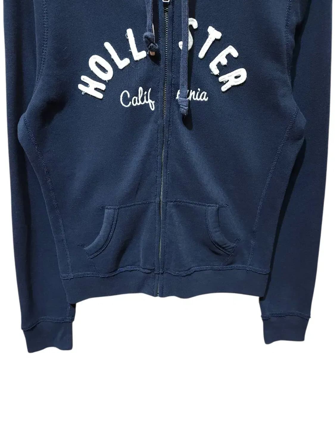 L/ 홀리스터 기모 후드집업 네이비 /1203 상품이미지3