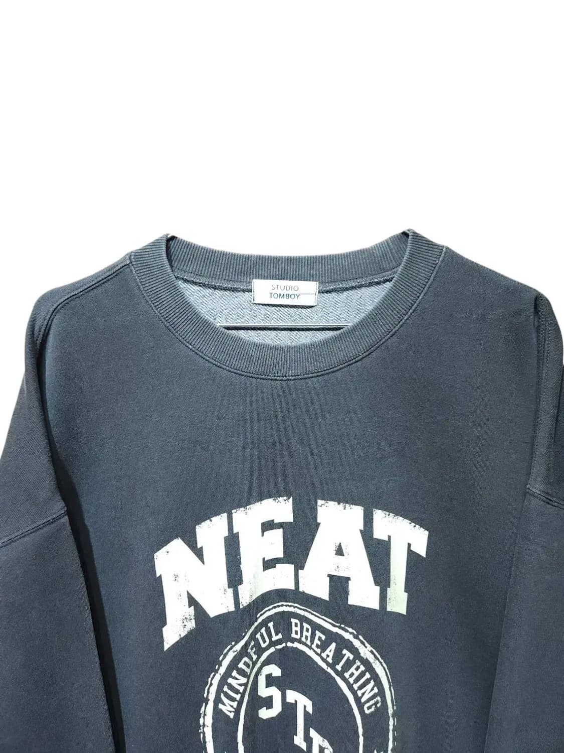 F/ 스튜디오톰보이 피그먼트 데일리 맨투맨 /1203 상품이미지2